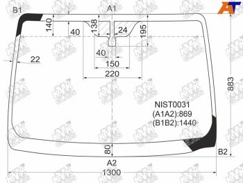 5 499 р. Стекло лобовое NISSAN NOTE 05-13 (RHD)                                                               KMK NIST0031  с доставкой в г. Керчь. Увеличить фотографию 1