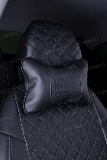 1 349 р. Подушки под шею (натур. кожа NC01 2 шт экокожа) АВТОПИЛОТ Baltmotors Striker 400 (2008-2025) (черный)  с доставкой в г. Керчь. Увеличить фотографию 5