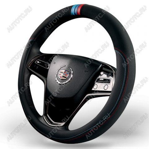 729 р. Оплётка на руль (37-39см GP 2109 кож/зам+замша) Автопилот SHACMAN X6000 1 седельный тягач (2020-2025) (черный)  с доставкой в г. Керчь