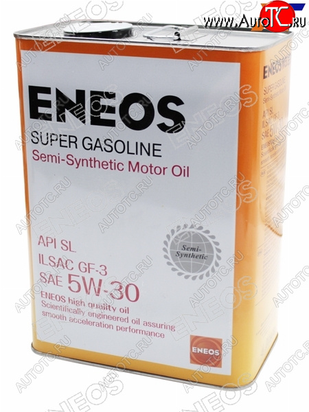 3 679 р. Масло моторное полусинтетическое ENEOS Super Gasoline 5W-30 SL, GF-3 4л ENEOS OIL1361  с доставкой в г. Керчь