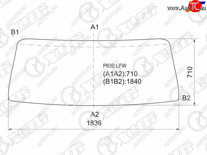 8 999 р. Стекло лобовое Mazda T3500 89-00  T4000 89-00  T4600 89-00  Titan 89-00 XYG P630 LFW  с доставкой в г. Керчь