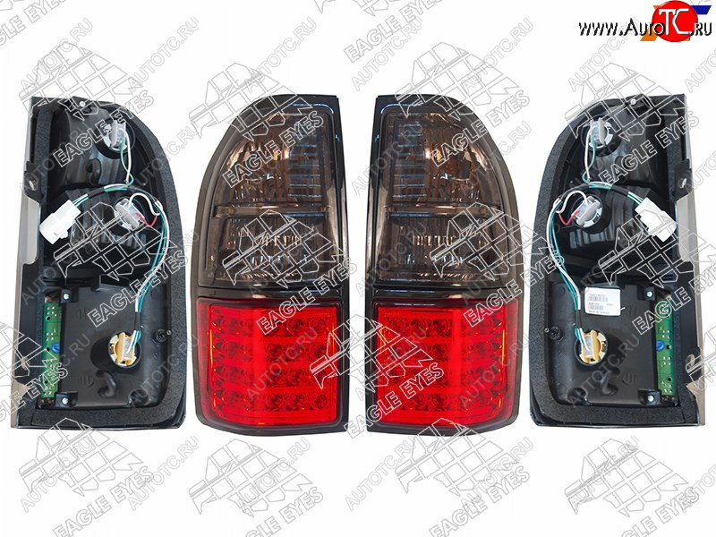 16 599 р. Фонарь задний Toyota Land Cruiser Prado (J90) 96-02 (Диоды Комплект) EAGLE EYES PF-EE-212-19B0-SM  с доставкой в г. Керчь