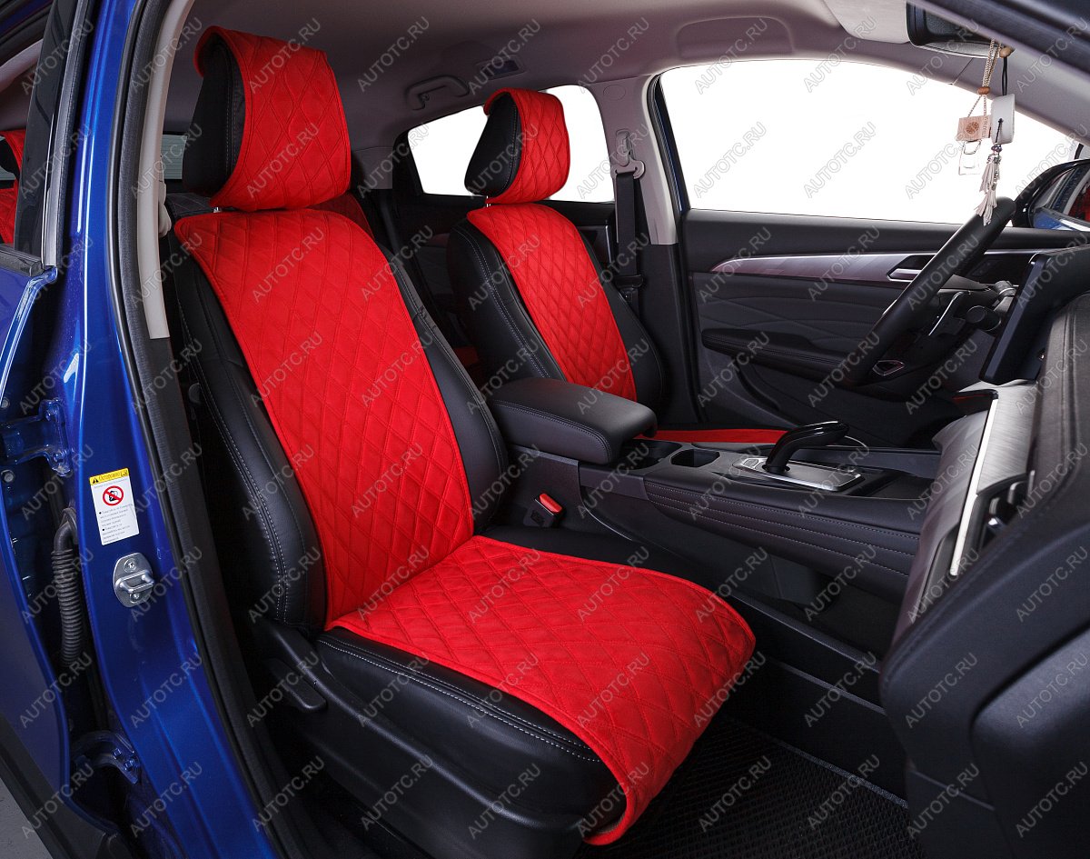 4 499 р.  Накидка на сиденье (на весь салон GT Plus алькантара) Автопилот   (красный)  с доставкой в г. Керчь