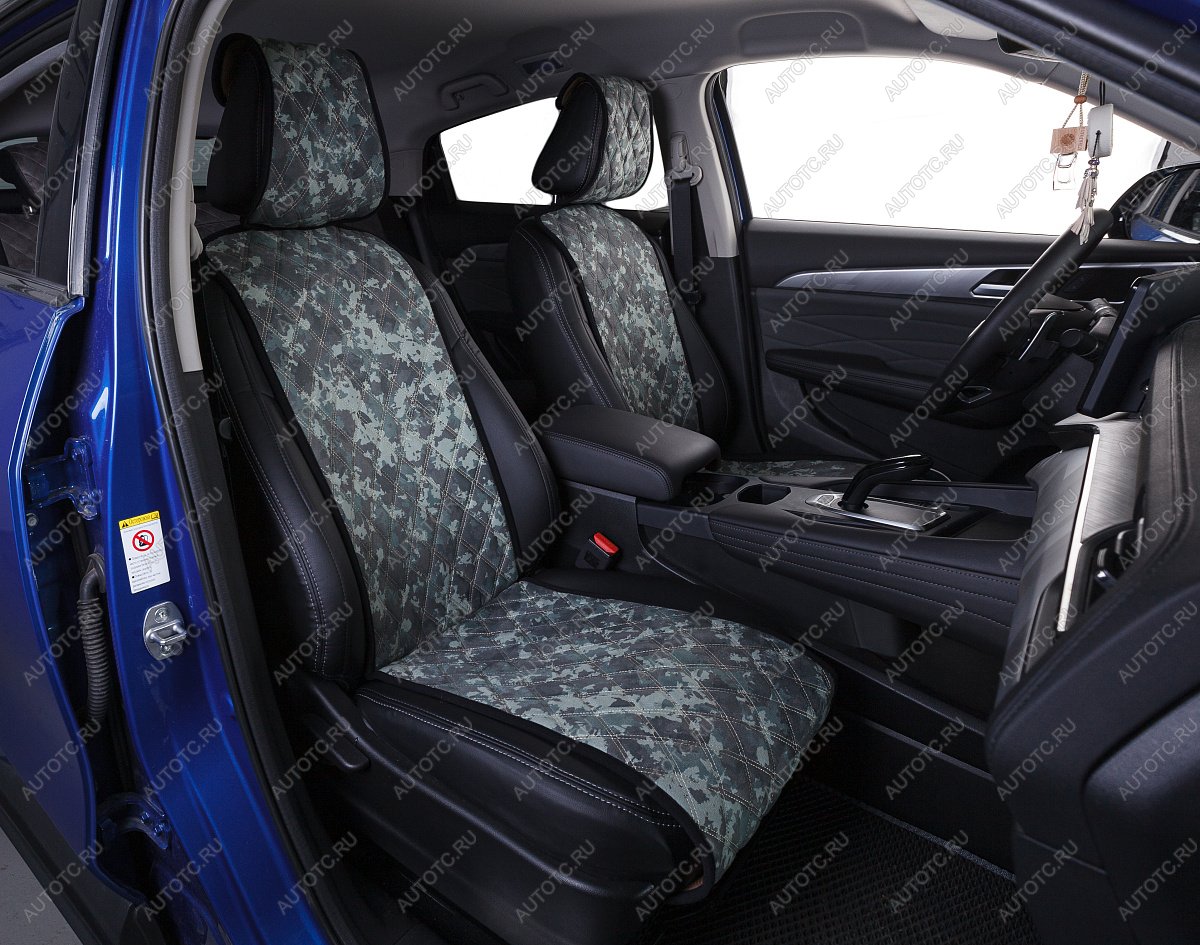 4 699 р. Накидка на сиденье (на весь салон GT Plus алькантара) Автопилот   (камуфляж)  с доставкой в г. Керчь