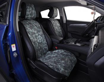 Накидки на сиденье (на весь салон Turbo Plus алькантара) Автопилот  (камуфляж)