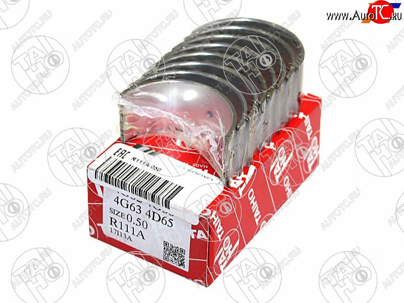 599 р. Вкладыши шатунные к-т 0,50 MITSUBISHI GALANTRVRCHARIOT 4G304G374G624G634D65 TAIHO R111A 050  с доставкой в г. Керчь