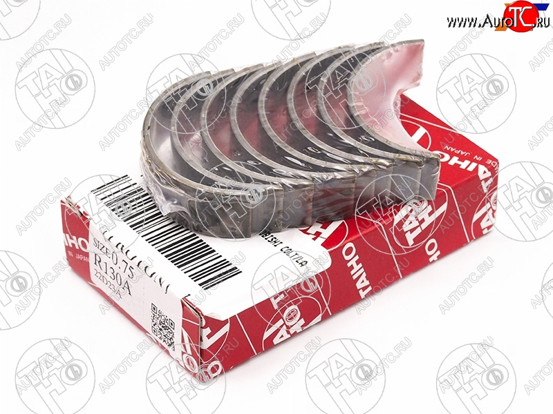 959 р. Вкладыши шатунные к-т 0,75 MITSUBISHI COLTLANCERLIBEROMIRAGEPAJEROMONTERO IO 4G134G18 98- TAIHO R130A 075  с доставкой в г. Керчь