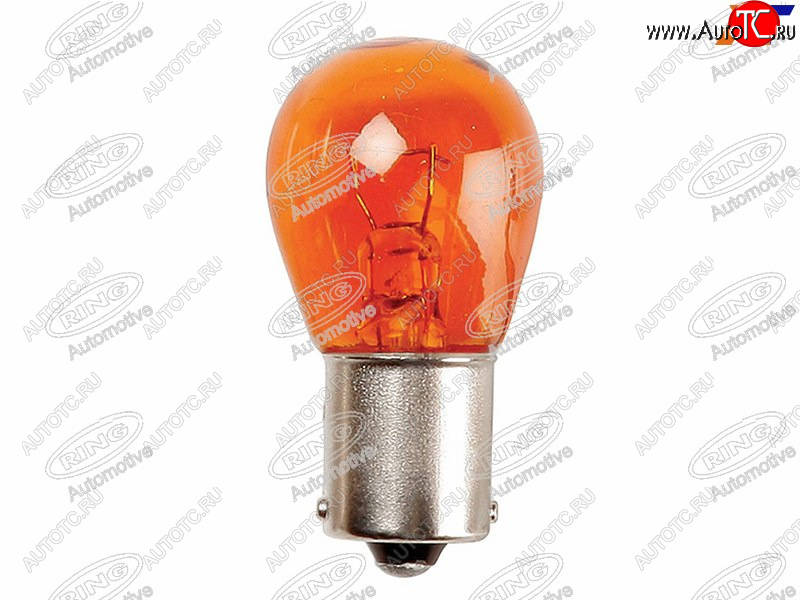 57 р. Лампа дополнительного освещения PY21W Янтарная 12V 21W (усики со смещением) RING R581  с доставкой в г. Керчь