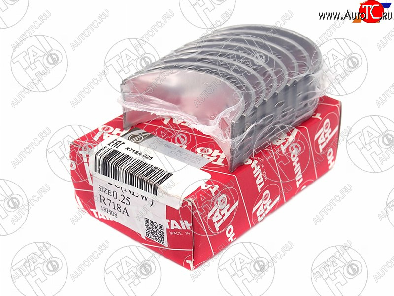 1 349 р. Вкладыши шатунные к-т 0,25 TOYOTA CORONACALDINATOWN ACE 2C2C-T3C-T 96- TAIHO R718A 025  с доставкой в г. Керчь