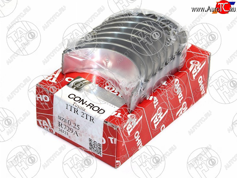 879 р. Вкладыши шатунные к-т 0,25 TOYOTA HIACEHILUXLAND CRUISER PRADO 2TR-FE TAIHO R729A 025  с доставкой в г. Керчь