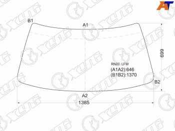 7 299 р. Стекло лобовое Toyota Hilux Pick Up 88-97  Great Wall Safe 01-09  Toyota 4Runner 89-95  Hilux Sur XYG RN80 LFW  с доставкой в г. Керчь. Увеличить фотографию 1