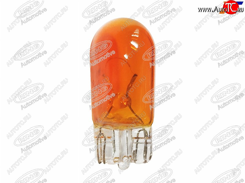 144 р. Лампа дополнительного освещения WY5W Янтарная   12V 5W Блистер 2 шт. RING RW501A  с доставкой в г. Керчь