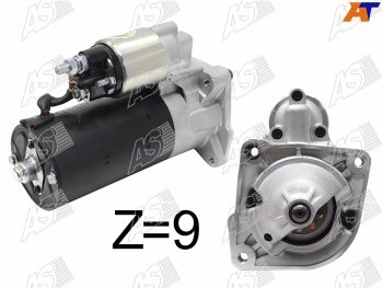 13 399 р. Стартер Peugeot Boxer 02-  Citroen Jumper 06-14  Fiat Ducato 94- (2,5 kW Z=9) AS-PL S0139  с доставкой в г. Керчь. Увеличить фотографию 1