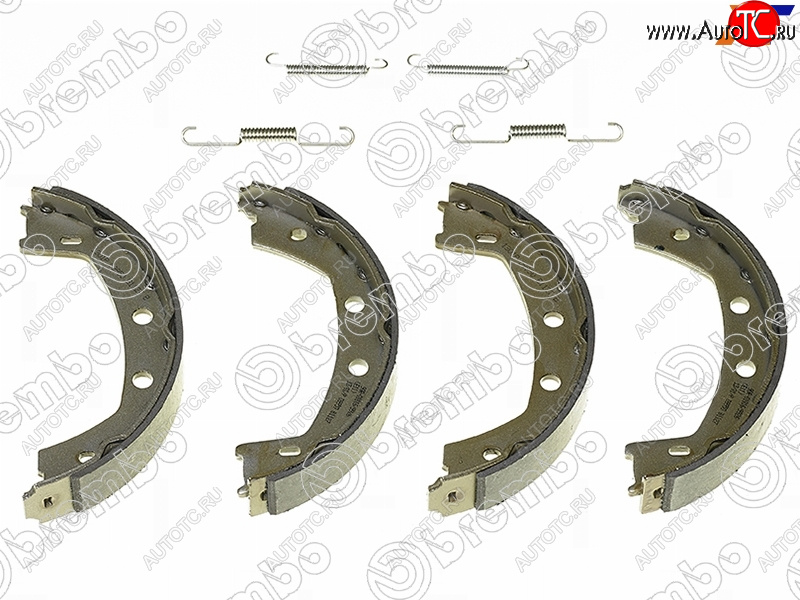 3 579 р. Колодки барабанные задние RH-LH SAT  Land Rover Freelander  L359 (2006-2012) дорестайлинг, 1-ый рестайлинг  с доставкой в г. Керчь