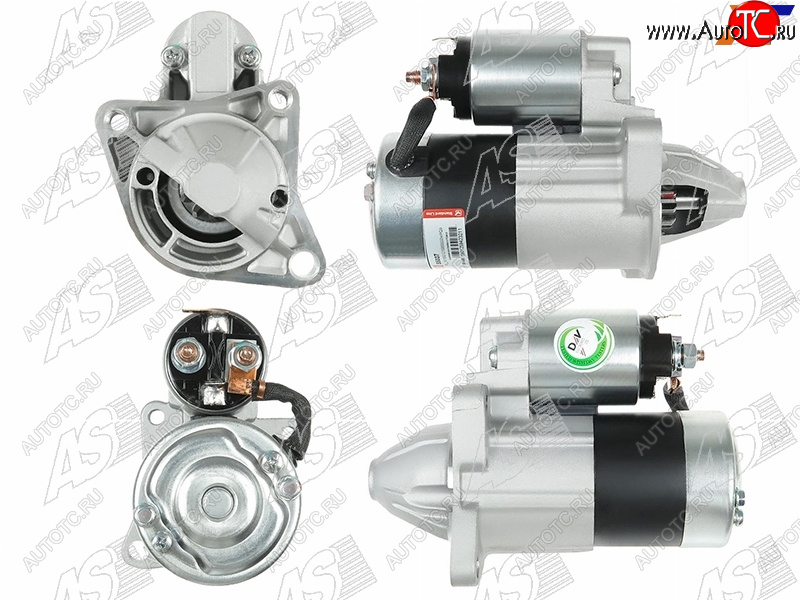 11 599 р. Стартер Kia Rio 00-02  Shuma 01-04  Mazda 323 98-03  626 92-02  MPV 99-06  MX-6 92-95 (1 kW Z= AS-PL S5037  с доставкой в г. Керчь
