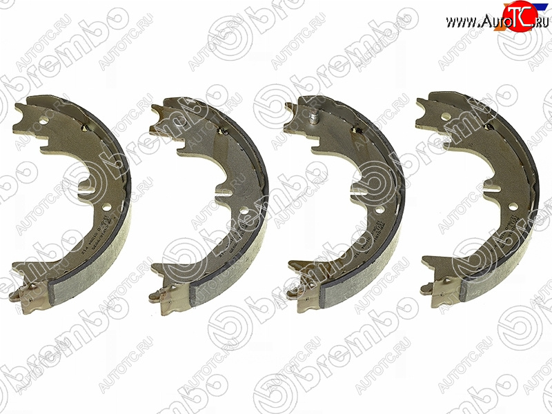 4 549 р. Колодки барабанные задние RH-LH SAT  Toyota Land Cruiser  100 (1998-2007) дорестайлинг, 1-ый рестайлинг, 2-ой рестайлинг (комплект 4шт)  с доставкой в г. Керчь