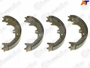 4 549 р. Колодки барабанные задние RH-LH SAT  Toyota Land Cruiser  100 (1998-2007) дорестайлинг, 1-ый рестайлинг, 2-ой рестайлинг (комплект 4шт)  с доставкой в г. Керчь. Увеличить фотографию 2