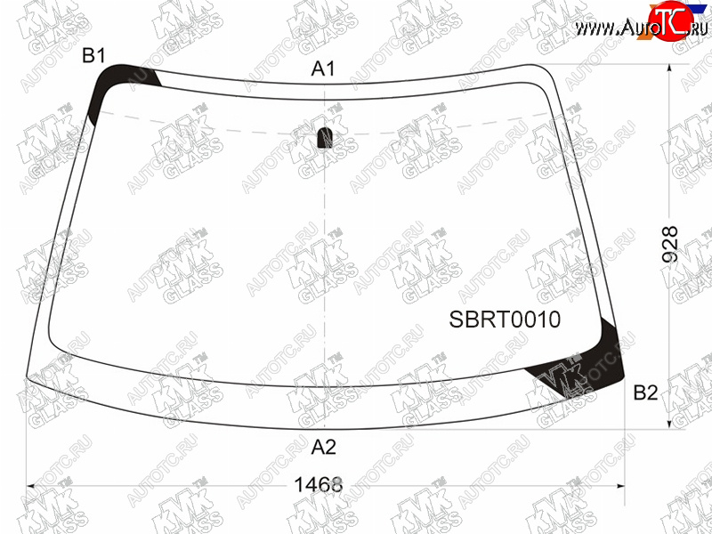 5 249 р. Стекло лобовое SUBARU IMPREZA 5D WGN 00-07                                                           KMK SBRT0010  с доставкой в г. Керчь