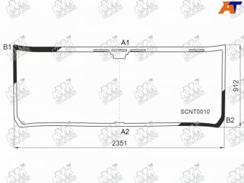 13 699 р. Стекло лобовое Scania 6RGS Series 16- KMK SCNT0010  с доставкой в г. Керчь. Увеличить фотографию 1