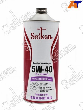 1 079 р. Масло моторное SEIKEN SYNTHETIC A3B4SNCF 5W-40 1л SEIKEN SKA3B4SN5W40C1  с доставкой в г. Керчь. Увеличить фотографию 1