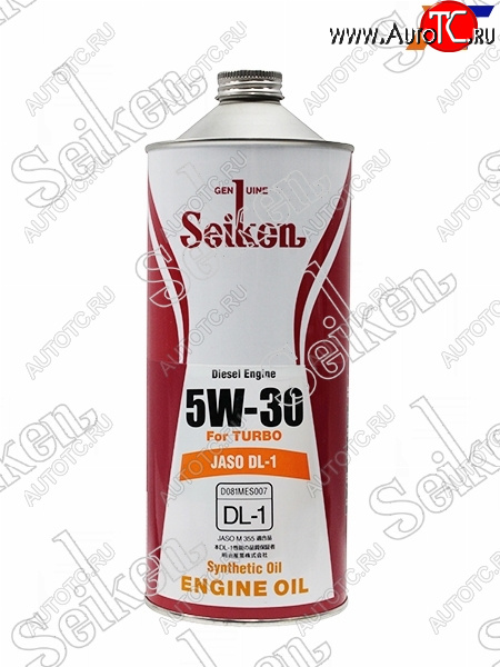 999 р. Масло моторное SEIKEN SYNTHETIC DL-1 5W-30 1л SEIKEN SKDL15W30C1  с доставкой в г. Керчь