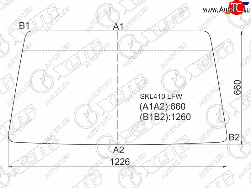 7 299 р. Стекло лобовое Chevrolet Damas 11-  Daewoo Damas 91-05  Suzuki Carry Van 91-98 XYG SKL410 LFW  с доставкой в г. Керчь