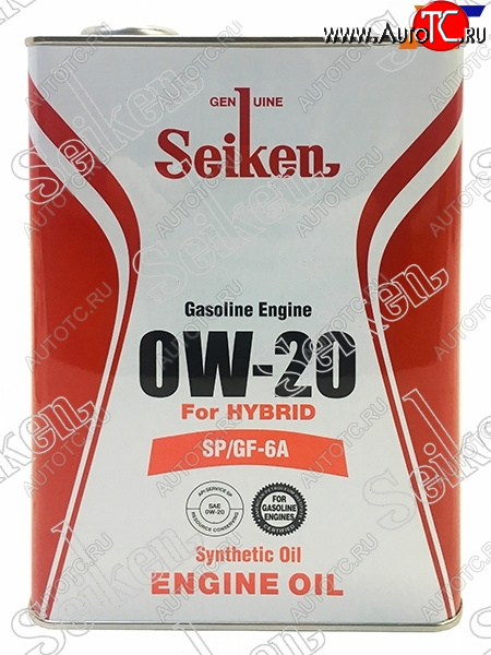 3 299 р. Масло моторное SEIKEN SYNTHETIC SPGF-6A 0W-20 4л SEIKEN SKSPGF6A0W20C  с доставкой в г. Керчь