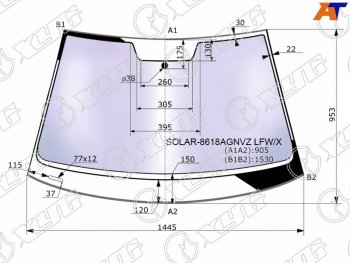 13 799 р. Стекло лобовое (Атермальное Молдинг) XYG  Volkswagen Golf  7 (2012-2020) дорестайлинг, хэтчбэк 5 дв., рестайлинг универсал, рестайлинг, хэтчбэк 5 дв.  с доставкой в г. Керчь. Увеличить фотографию 2