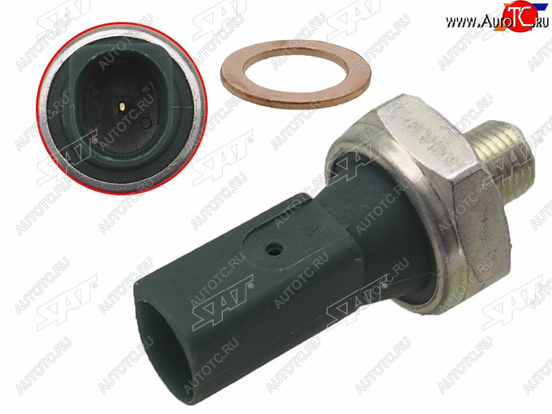 287 р. Датчик давления масла AUDI ASQ3Q5SKODA FabiaOctaviaRapidSuperbYetiVW CaddyGolfJettaPassa SAT ST-03C 919 081  с доставкой в г. Керчь