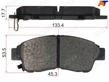 Колодки тормозные перед FL-FR SAT  Toyota RAV4 XA40 5 дв. дорестайлинг (2012-2015)