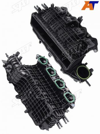 5 499 р. Коллектор впускной Audi A3 12-19  Q3 11-19  Skoda Kodiaq 16-22  Octavia 12-20  Rapid 12-20  Vol SAT ST-04E129709L  с доставкой в г. Керчь. Увеличить фотографию 2