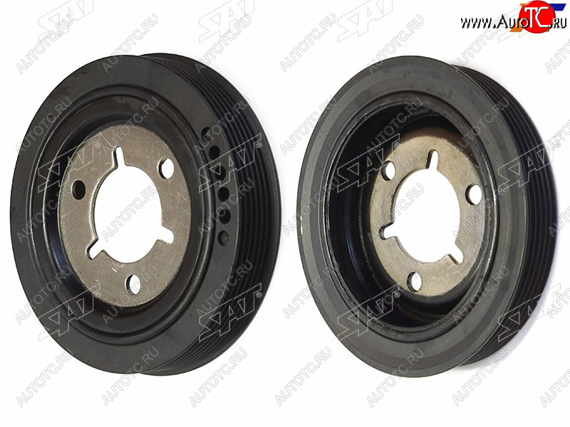 1 789 р. Шкив коленвала PEUGEOT 206 98-06207 06-14307 01-08308- 07-13PRTNER 69-CITROEN C4 04-11C3C2 02 SAT ST-0515R8  с доставкой в г. Керчь