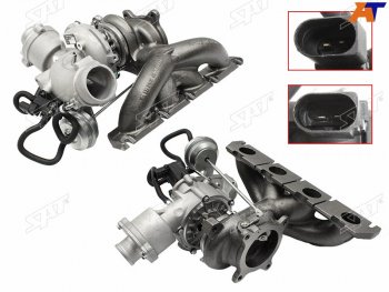Турбина Audi A4 08-15  A5 07-16  A6 10-18  Q5 08-17 CDNB;CFKA;CAEB;CAEA;CDNC;CPMA;CPMB;CADA;CDZA SAT ST-06H 145 702 S