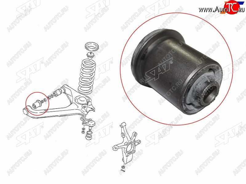 439 р. Сайлентблок Suzuki Escudo 88-97  Vitara 88-99 SAT ST-09319-12044  с доставкой в г. Керчь