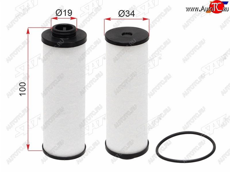 549 р. Фильтр АКПП-7 AUDI A4 08-15A5 07-17A6 10-18A7 10-18Q5 08-17PORSCHE MACAN 14-18 DL501,S-Tronic SAT ST-106-0010  с доставкой в г. Керчь