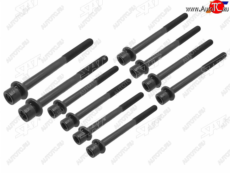 1 089 р. Болт ГБЦ (комплект) HYUNDAI G4EDG4GFG4DMG4DRG4GBG4GCG4GMG4GRG4JP SAT ST-117-0081  с доставкой в г. Керчь