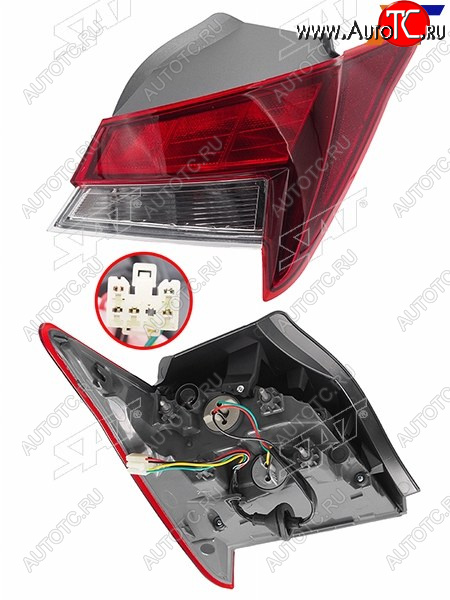 3 399 р. Правый фонарь (внешний) SAT Hyundai Elantra CN7 (2020-2023)  с доставкой в г. Керчь