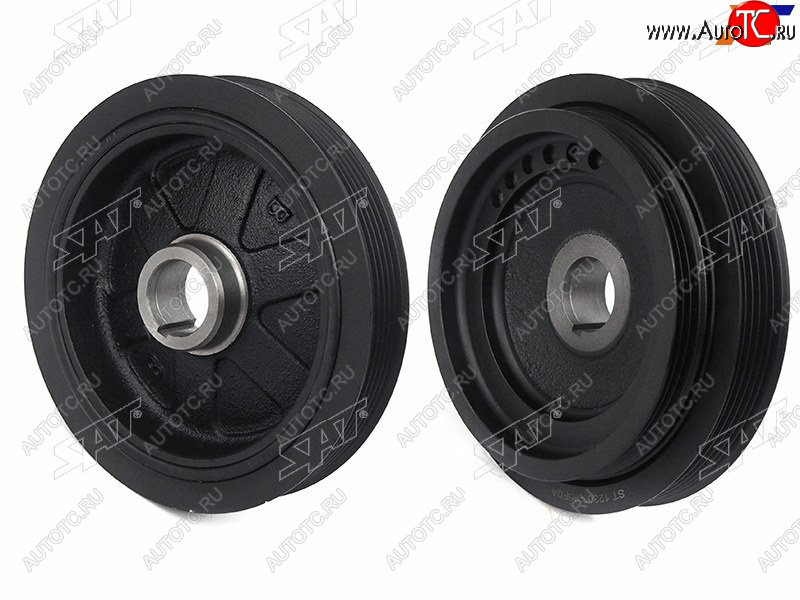6 299 р. Шкив коленвала NISSAN PRIMERA 96-01ALMERA CLASSICSUNNY 06-12 двиг. QG16QG18 (6PK3PK) SAT ST-12303-95F0A  с доставкой в г. Керчь