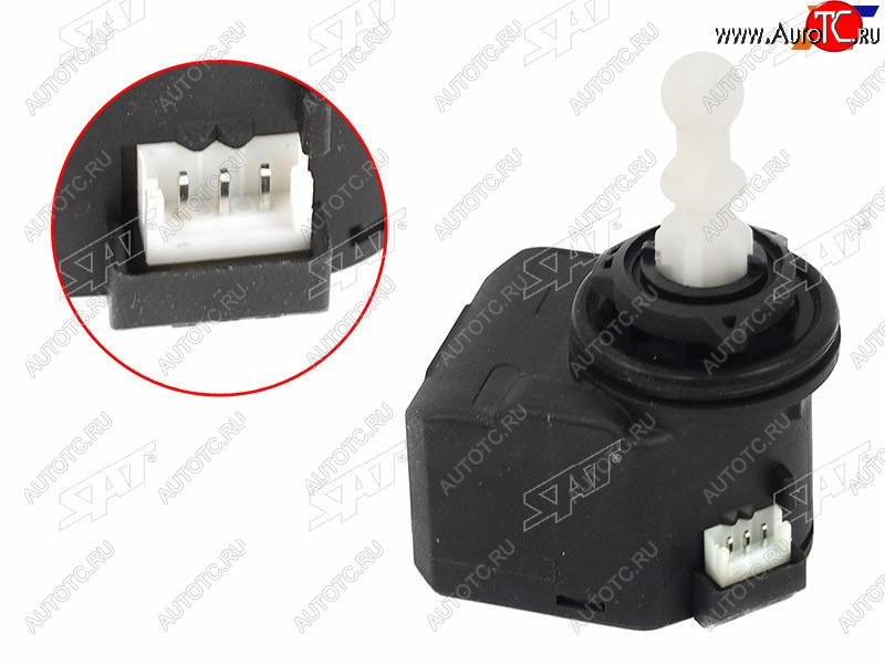 1 229 р. Моторчик фары Audi A6 04-10  Opel Astra 04-15  Volkswagen Jetta 05-10  Passat 05-11  Polo 05-20 SAT ST-13142042  с доставкой в г. Керчь