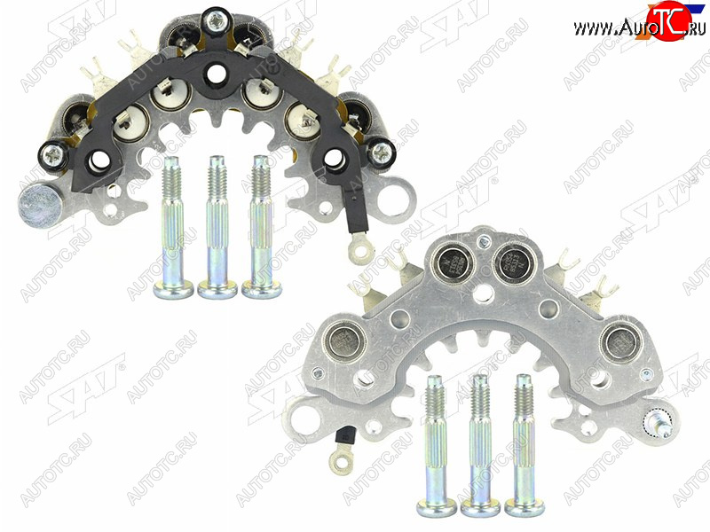 729 р. Диодный мост генератора SUBARU FORESTER 2.5 03-LEGACY 2.5 00-03 EJ25 D=114mm SAT ST-133-0015  с доставкой в г. Керчь