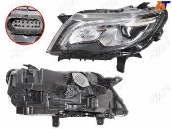 15 849 р. Фара левая (LED) SAT  Geely Atlas  NL3 (2016-2022)  с доставкой в г. Керчь. Увеличить фотографию 2