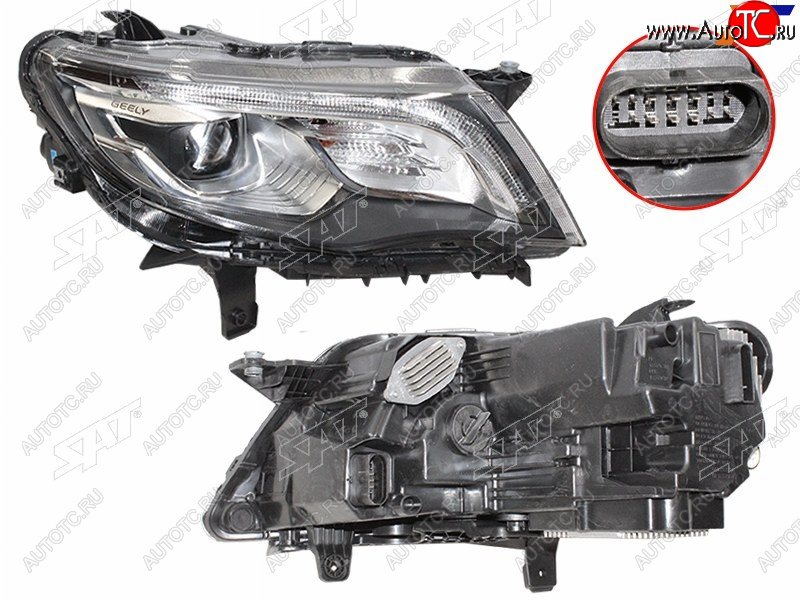 15 849 р. Фара правая (LED) SAT Geely Atlas NL3 (2016-2022) с доставкой в г. Керчь Увеличить фотографию 1 15 849 р. Фара правая (LED) SAT Geely Atlas NL3 (2016-2022) с доставкой в г. Керчь