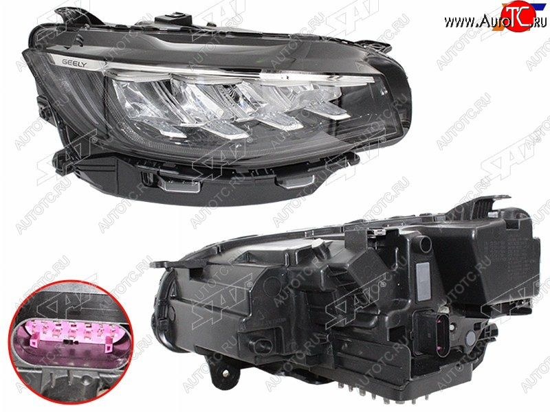 23 749 р. Фара правая (LED) SAT Geely Atlas Pro NL3 (2019-2025)  с доставкой в г. Керчь