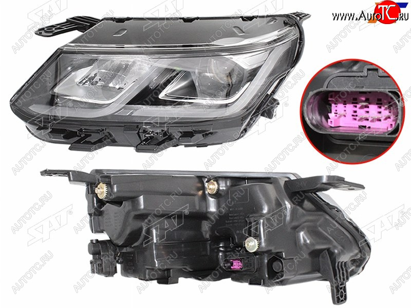 21 449 р. Фара левая (LED) SAT  Geely Coolray  SX11 (2018-2023) дорестайлинг  с доставкой в г. Керчь