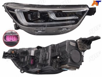 22 999 р. Фара правая (LED) SAT Chery Tiggo 8 PRO (2021-2025)  с доставкой в г. Керчь. Увеличить фотографию 2
