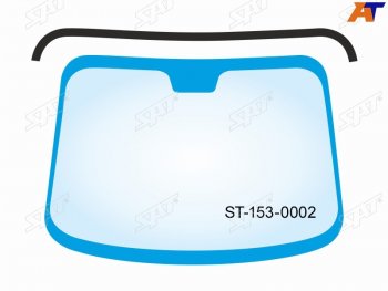 659 р. Молдинг лобового стекла (Сверху) Toyota Land Cruiser Prado (J120) 02-09  Lexus GX 02-09 SAT ST-153-0002  с доставкой в г. Керчь. Увеличить фотографию 1