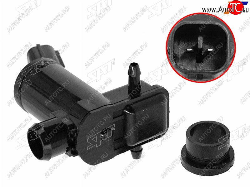 1 079 р. Мотор омывателя MITSUBISHI PAJERO SPORT 08-MONTERO SPORT 08-GRANDIS 05-10 SAT ST-160-0008  с доставкой в г. Керчь