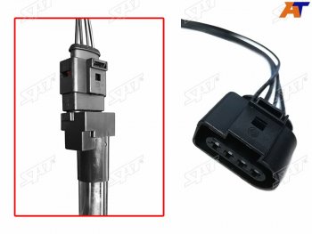 329 р. Разъем катушки зажигания AUDI A1A3A4A6A7A8RS6RS7SKODA OCTAVIARAPIDVOLKSWAGEN GOLFJETTAPA SAT ST-163-0004  с доставкой в г. Керчь. Увеличить фотографию 1