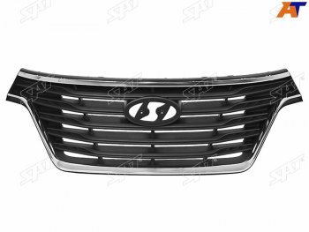 Решетка радиатора SAT Hyundai Starex/Grand Starex/H1  TQ (2017-2022) 2-ой рестайлинг (молдинг хром)