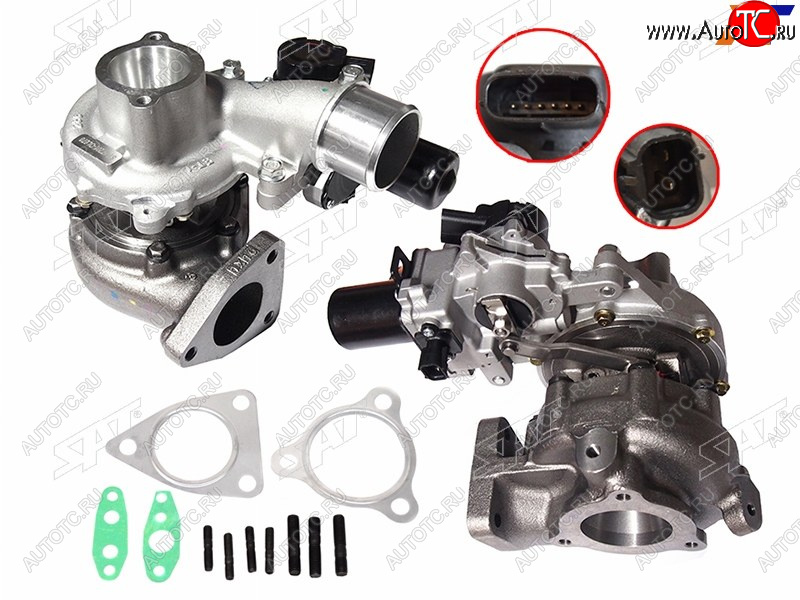 25 949 р. Турбина Toyota Hilux Pick Up 04-15  Fortuner 11-15 2KDFTV SAT ST-17201-0L070  с доставкой в г. Керчь
